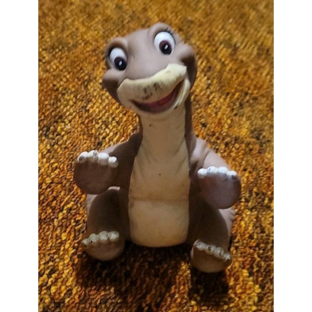 Vintage UCS & Amblin 1988 Land Before Time Little‎ Foot Hand Puppet Brown 6"